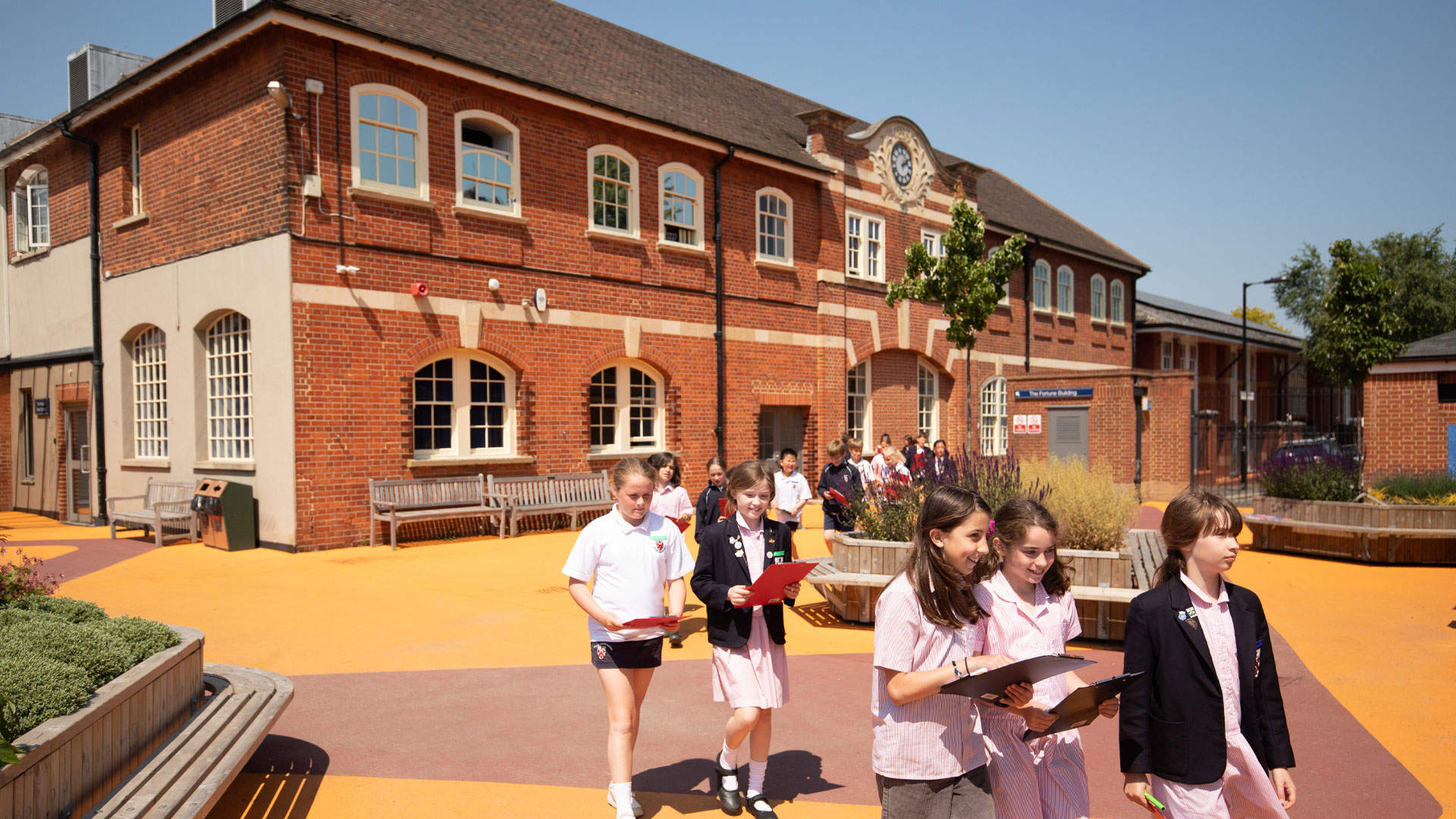 Facilities and buildings at alleyn's junior school.