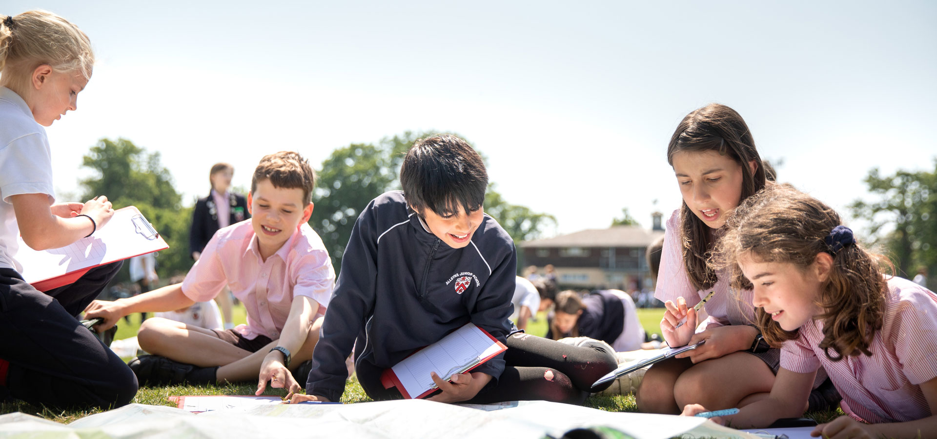 Students in alleyn's junior school.