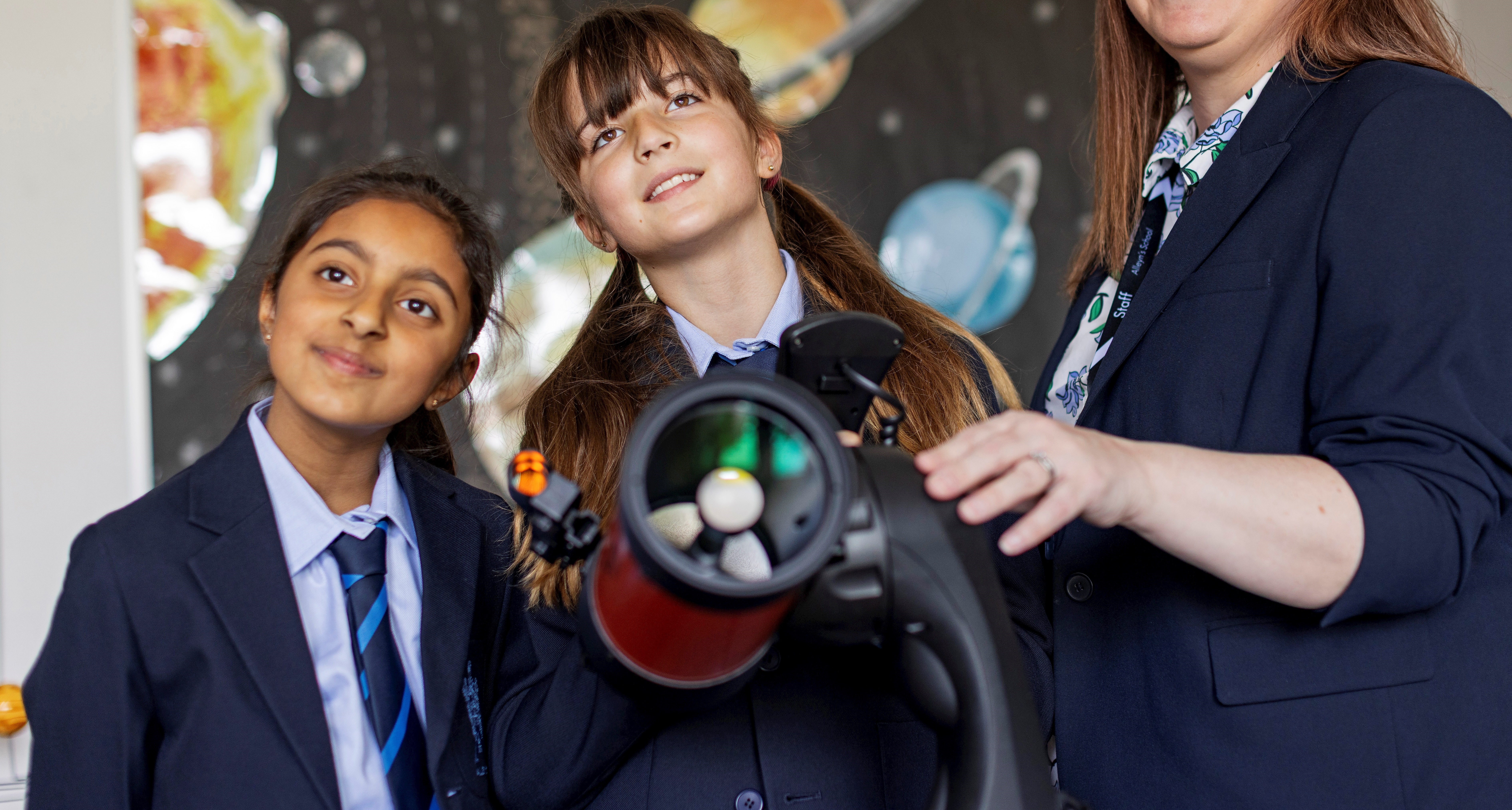 Students in alleyn's junior school.