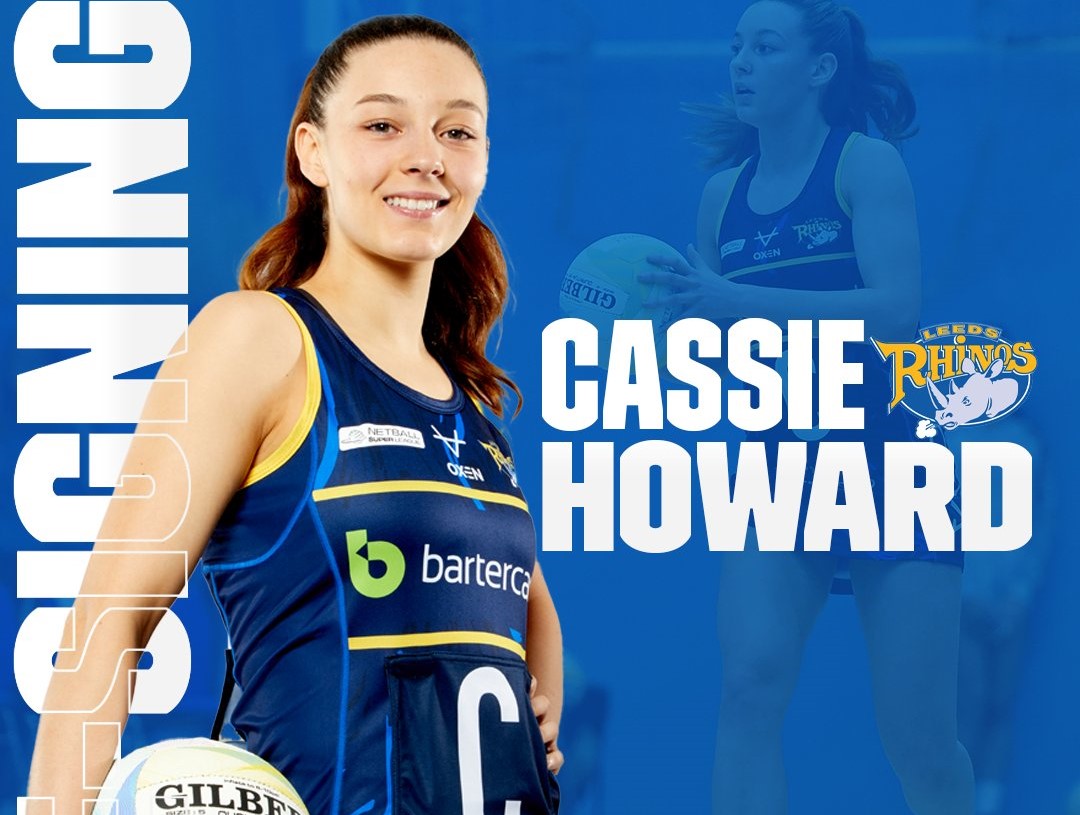 Promotion for Netball Rising Star Cassie
