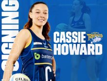 Promotion for Netball Rising Star Cassie