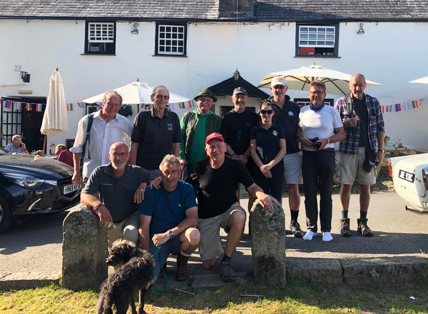 Alumni (and Fred the dog!) walk Dartmoor