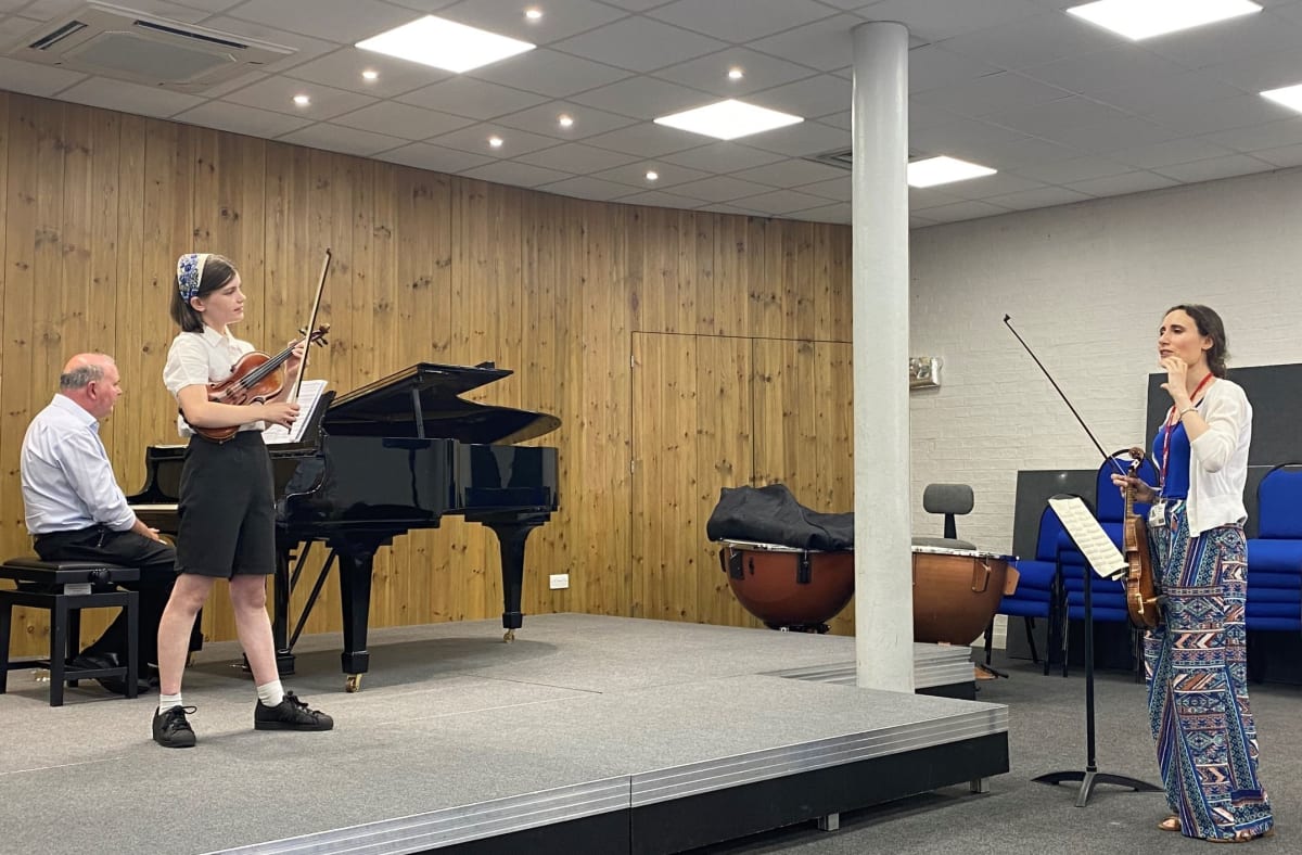 Jennifer Pike Violin Masterclass
